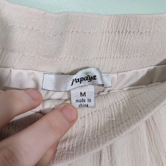 💐 Papaya Embroidered Lined Shorts 💐 - Picture 9 of 10